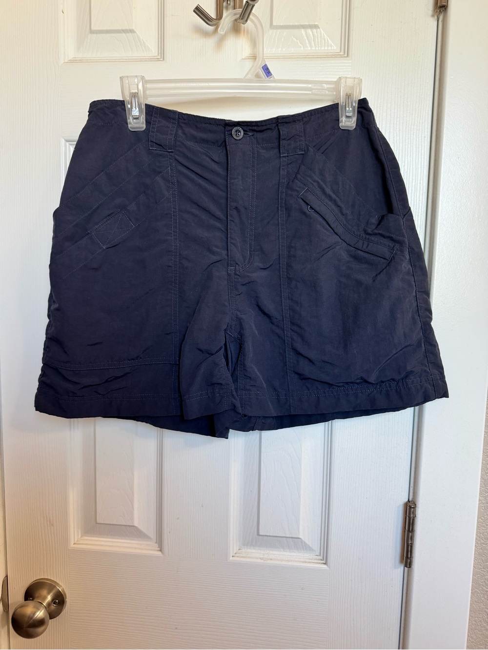 Royal Robbins Women’s Navy Cargo Shorts with Utility Pockets